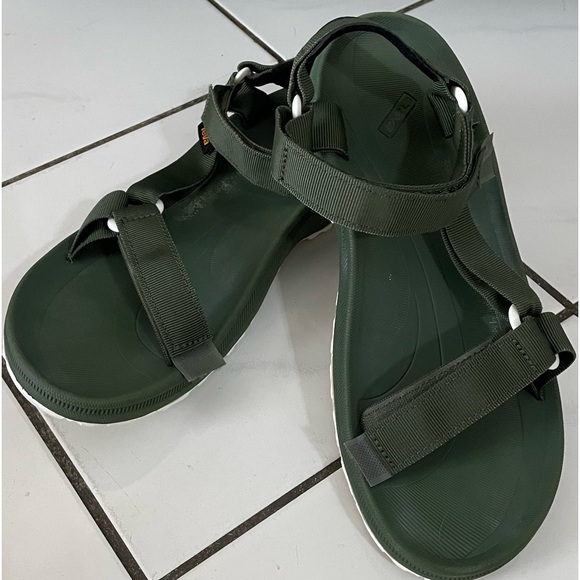 TEVA Winsted Solid Sandals for Men size 13 color Green - Picture 1 of 6